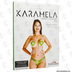 Lencería Comestible Karamela – Sabor Menta (Talla S-M)