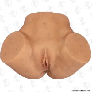 Vagina y Ano Realista de Silicona Premium – Masturbador 2 en 1 de Textura Ultra-Suave